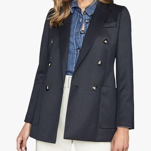 REISS Astrid Wool Blend DBL Breasted Blazer